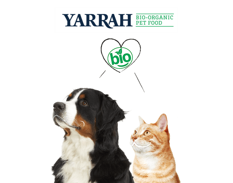 Yarrah alimentation Bio pour Chiens et Chats